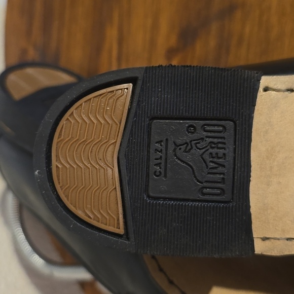 Calzo Oliverio Black Premium leather loafers preppy neutral Sz.7 - Picture 8 of 10